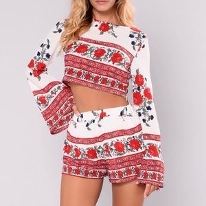 Two Piece Floral Set by Fashion Nova